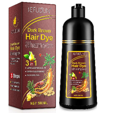 Champú tinte canas Dark Brown