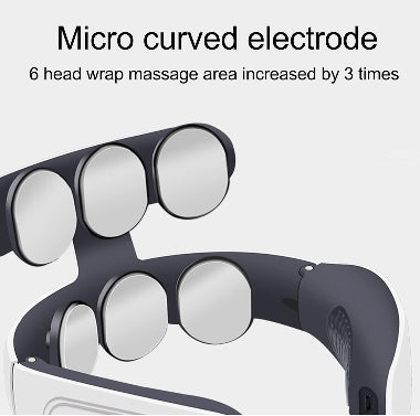 Masajeador térmico de columna cervical con 6 cabezales de masaje