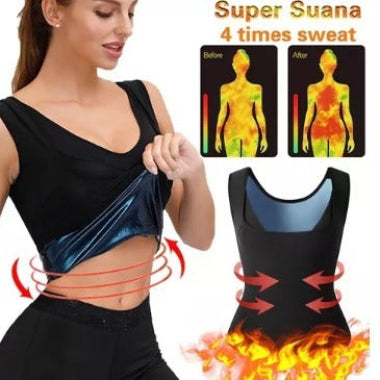Camiseta reductora mujer efecto sauna XL