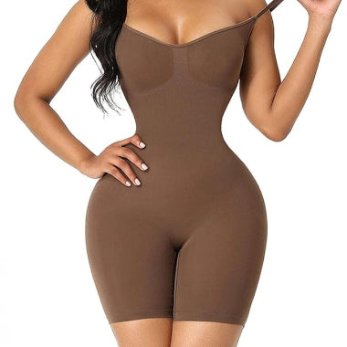 Body sin costuras para mujer marron L/XL