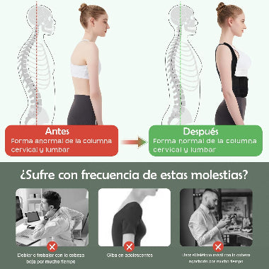 Corrector de postura para mujer