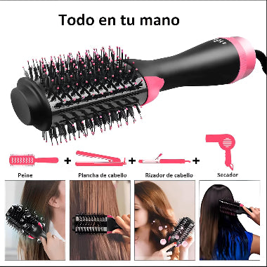 Cepillo Alisador 3 en 1